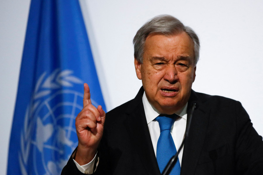 UN Secretary General Antonio Guterres is arriving on Sunday