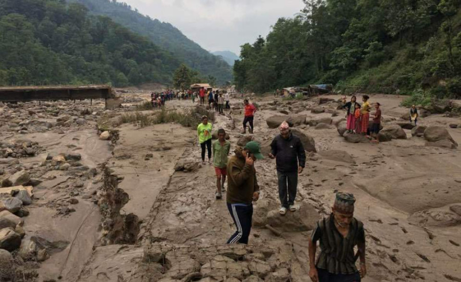 Number of people missing in Sankhuwasabha flood reaches 21