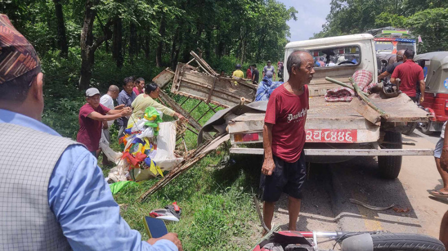 20 injured in multiple-vehicle crash in Chitwan