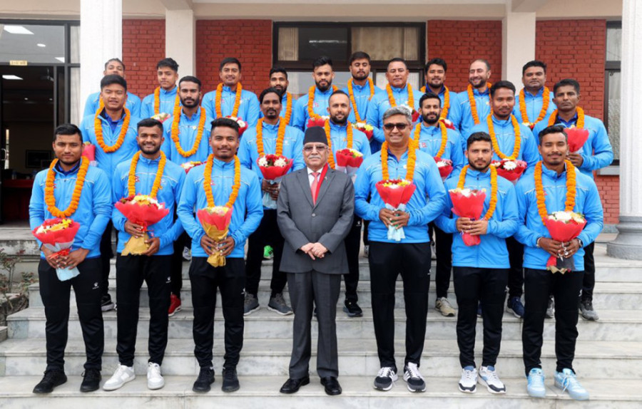 Government announces cash reward for the national men’s cricket team
