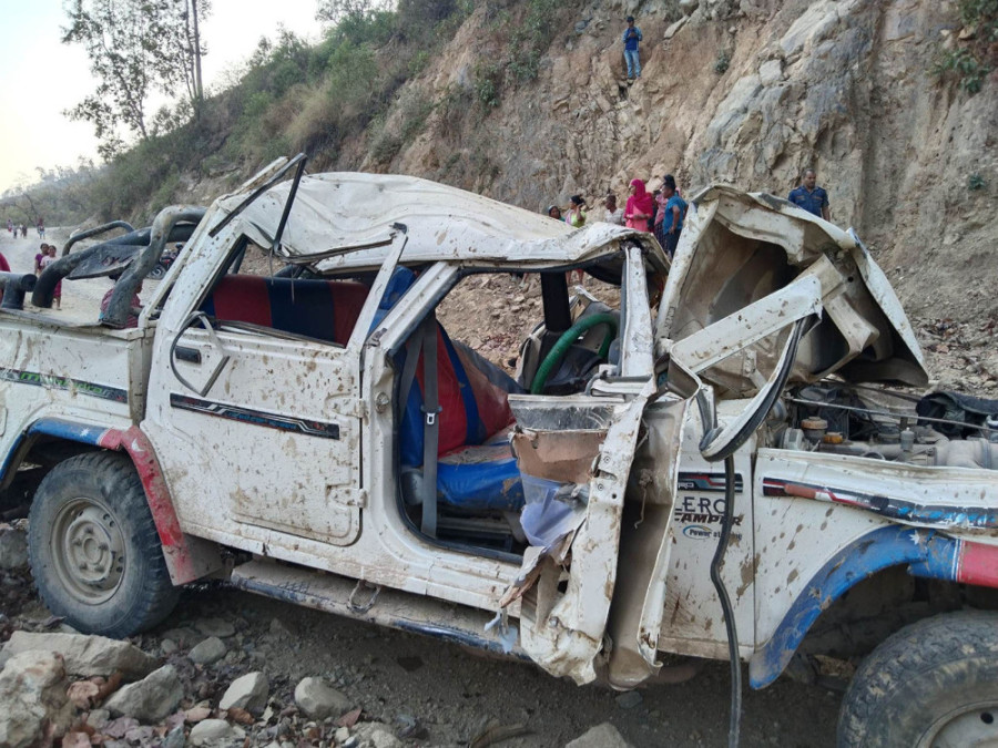 Palpa road mishap death toll reaches five, 10 injured