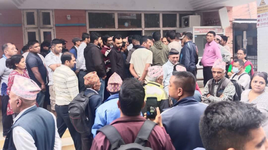 Gulmi Hospital tense after child’s death during treatment