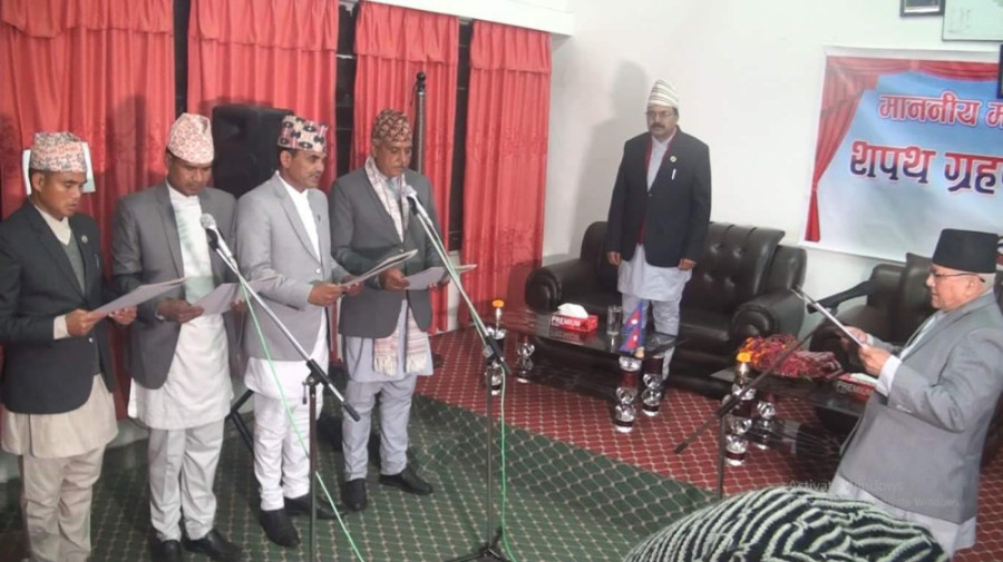 Karnali Chief Minister Sharma inducts four new ministers