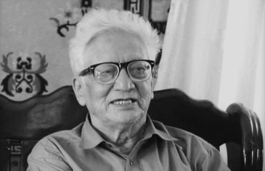 Noted human rights activist Mathura Prasad Shrestha passes away at 88