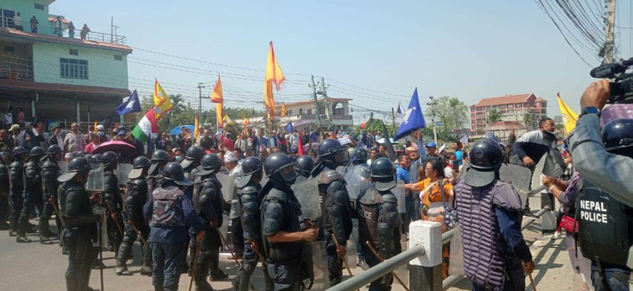 12 injured in clash during funeral procession of Padam Limbu