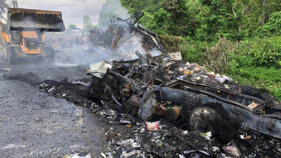 Three dead, two injured in Makwanpur truck accident