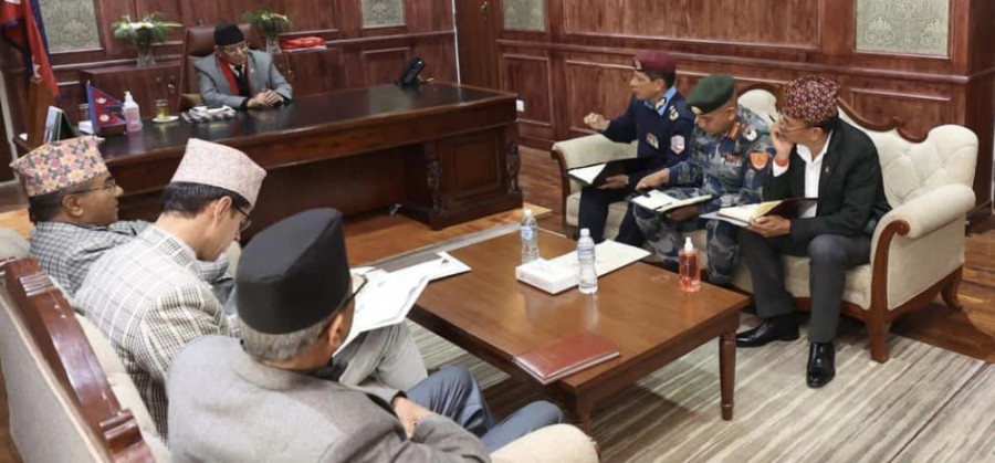 Prime Minister Dahal directs heads of security agencies to probe into  Gongabu looting