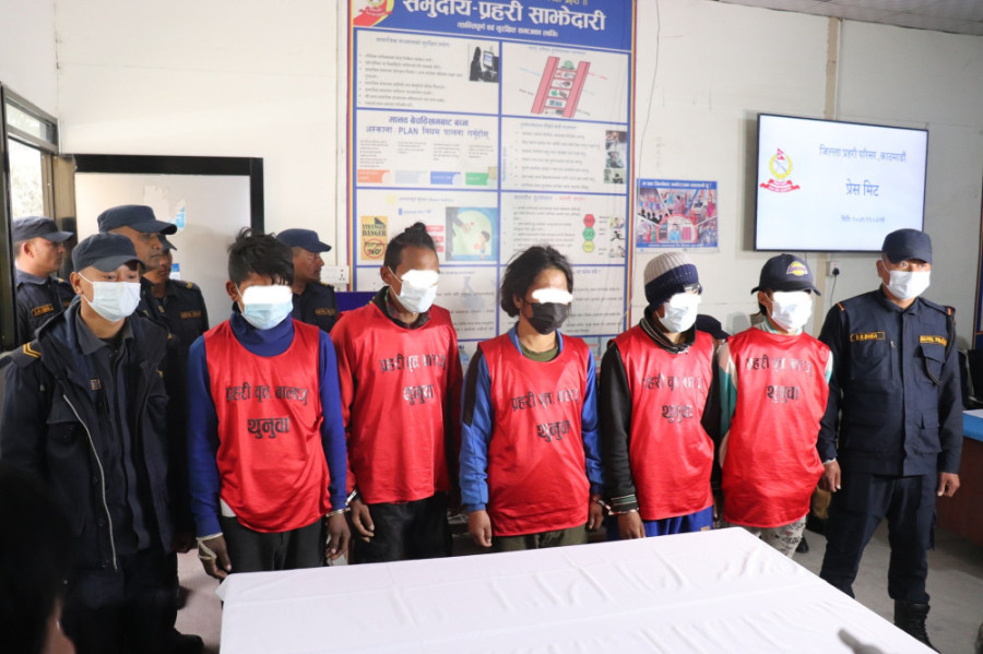 Six arrested in connection with Gongabu looting