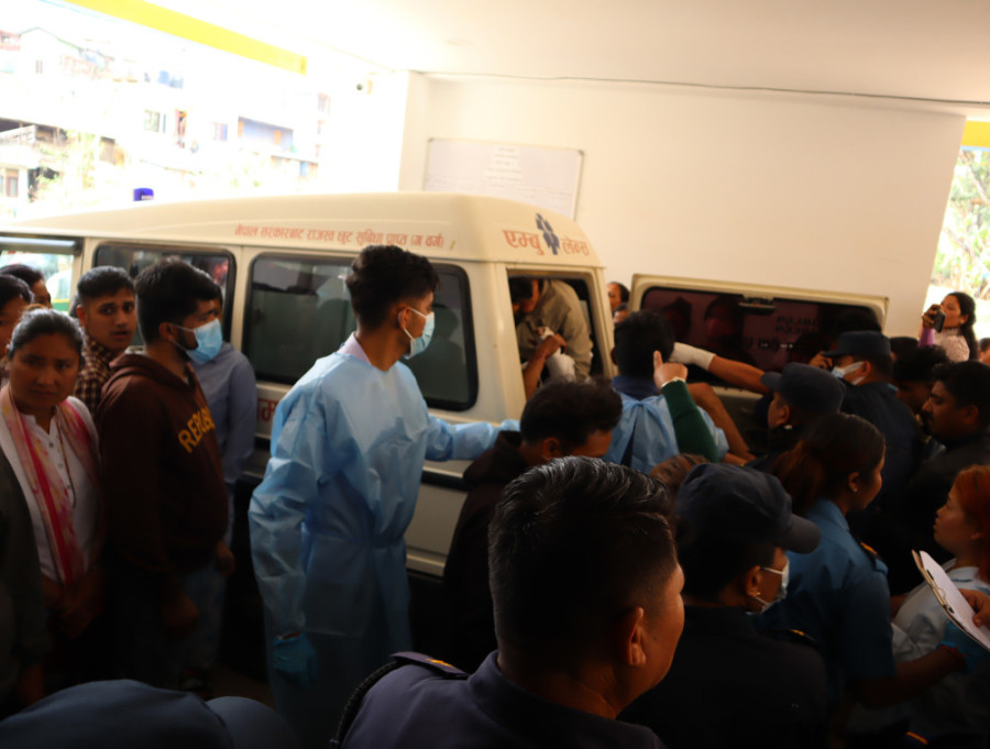 One dead, five injured in Panchthar van accident