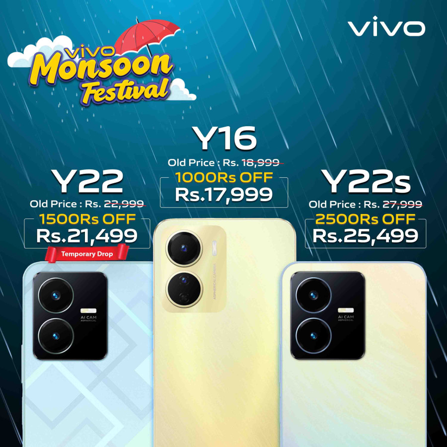 Vivo launches ‘Monsoon Festival’ featuring discounts on popular Y series phones