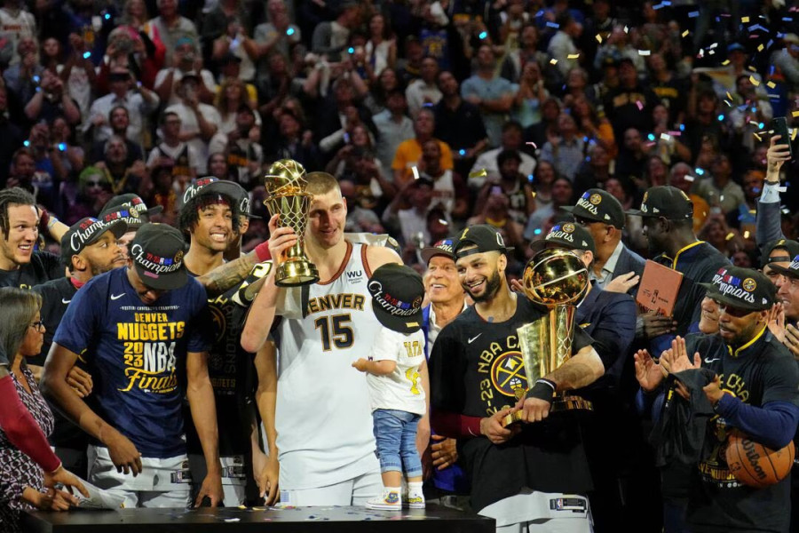 Nuggets beat Heat to win first NBA title