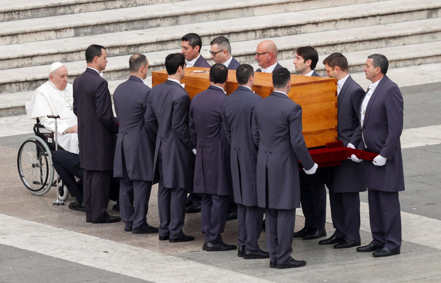 Pope Francis leads Benedict’s funeral as supporters seek sainthood