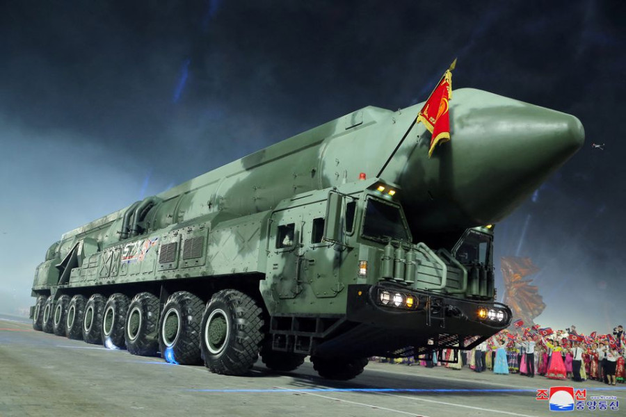 Russian, Chinese officials join Kim at North Korea military parade