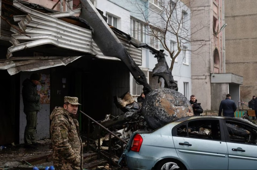 Ukraine’s interior minister among 15 dead in helicopter crash