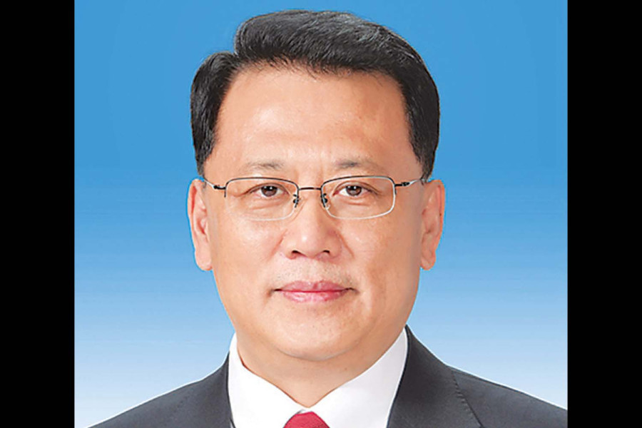 CPC politburo member Yuan Jiajun arrives in Nepal
