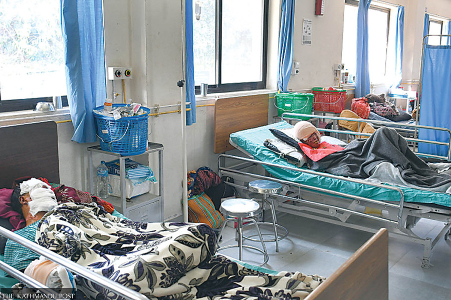 Most hospitals having burn care provide only minor treatment