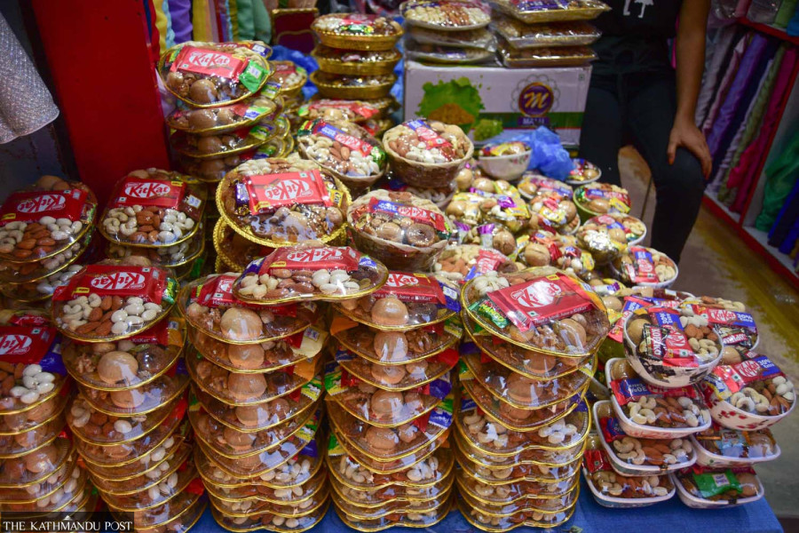 Tihar gifts become dearer as dry fruits prices skyrocket