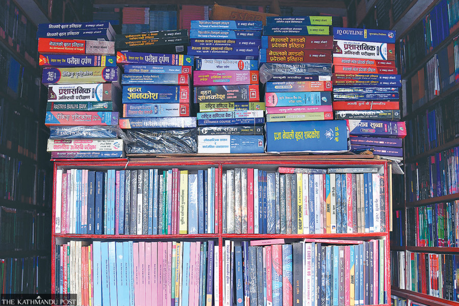 Ample resources online, frequent course updates hit second-hand bookstores