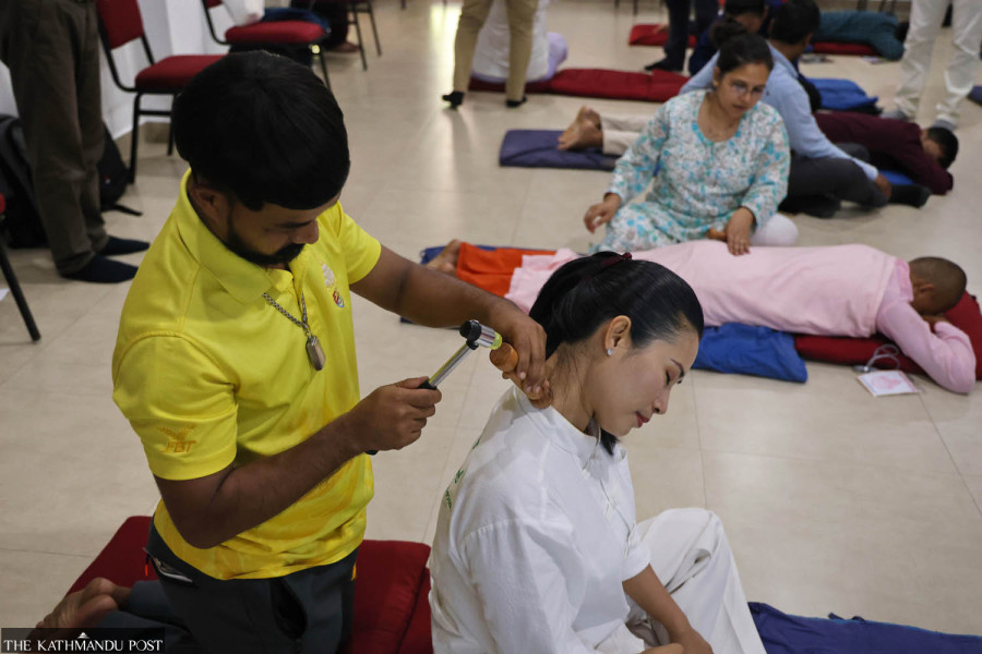 Tok Sen, a therapy that hammers away pain, comes to Lumbini