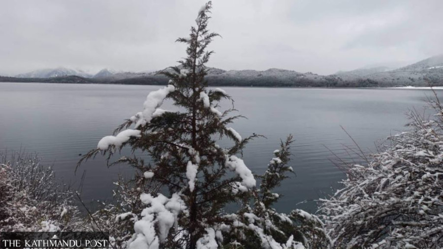Snow blankets Humla and Mugu hitting daily life