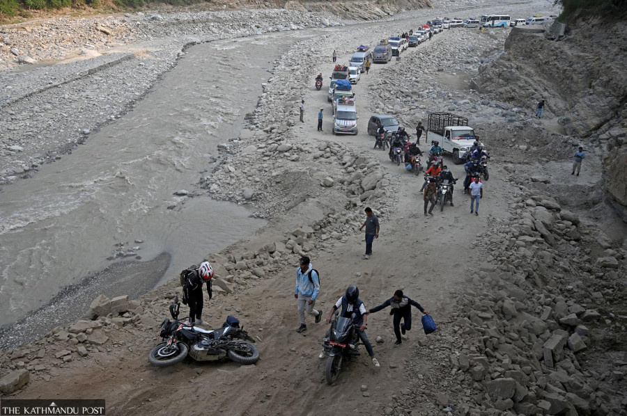 Flood-hit local units warily hope vital services will be fixed by Oli’s deadline