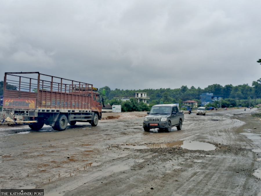 Second deadline nears for Butwal-Narayanghat road widening, but progress at just 52 percent