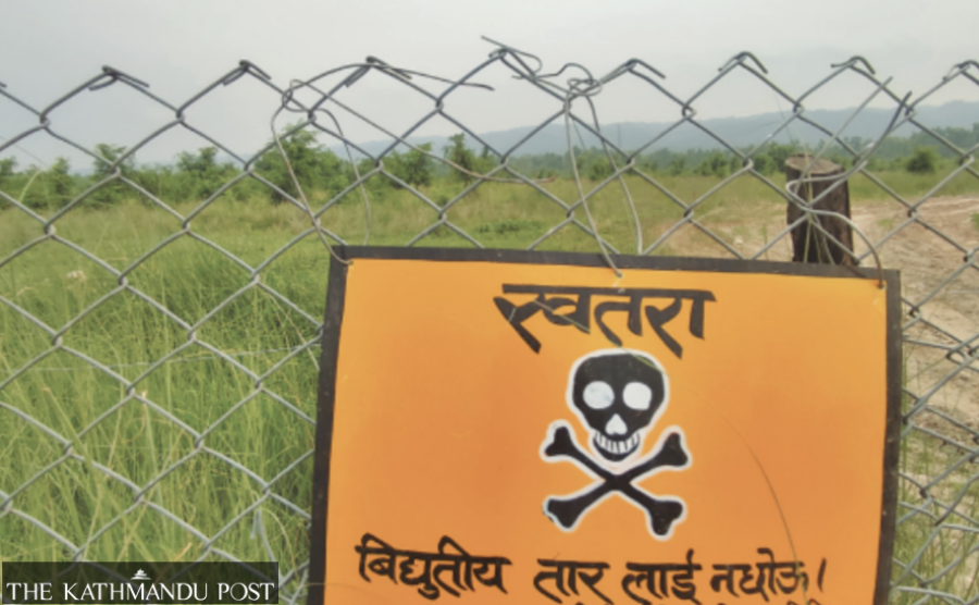 Chitwan’s Ayodhyapuri balancing wildlife conflict and human safety with electric fencing