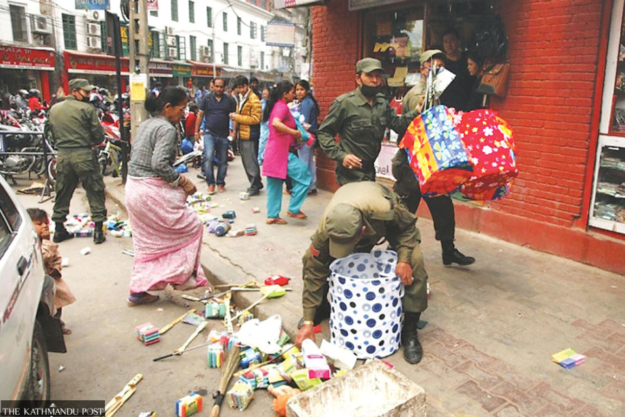 Kathmandu street vendors lament lack of options two years since ban