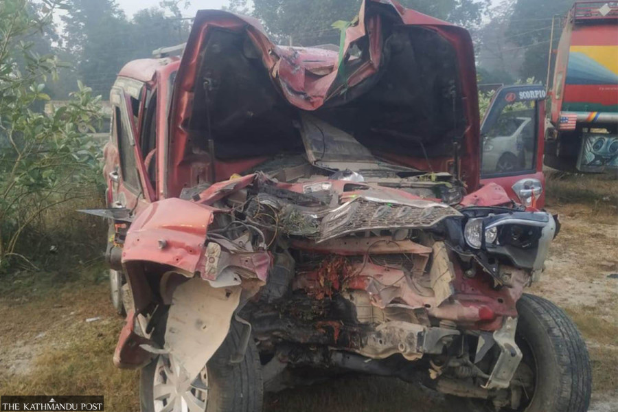 Eight dead in Mahindra Scorpio accident in Rautahat