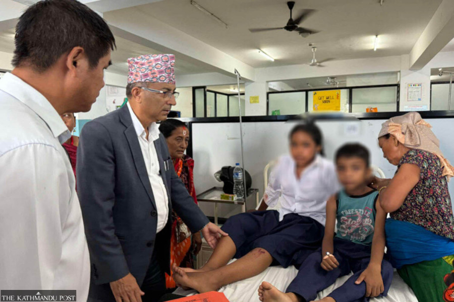 Pokhara school bus accident: Injured students say the bus was overspeeding