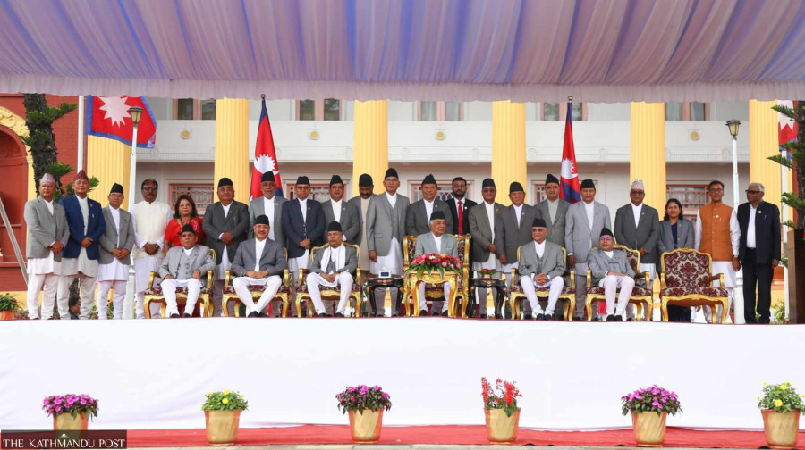 President swears in a 22-member Cabinet of Ministers