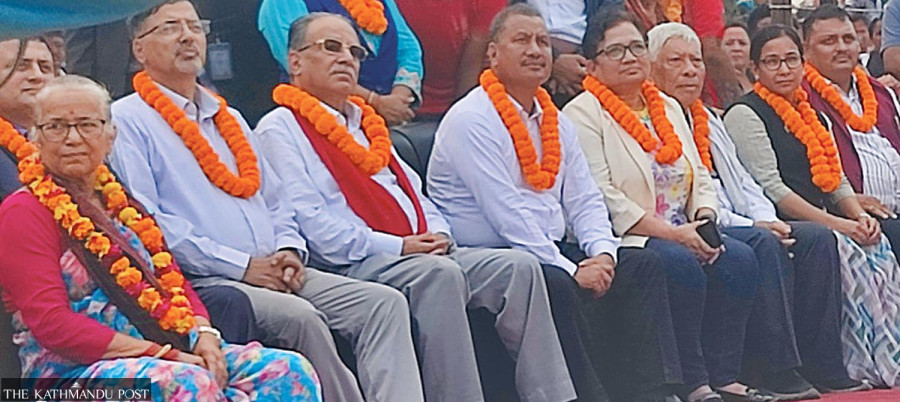 Dahal, Chand underscore need for unity among Maoist parties