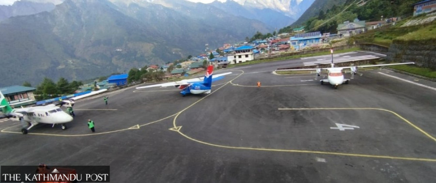 Over 1,150 tourists land in Lukla after flights resumption
