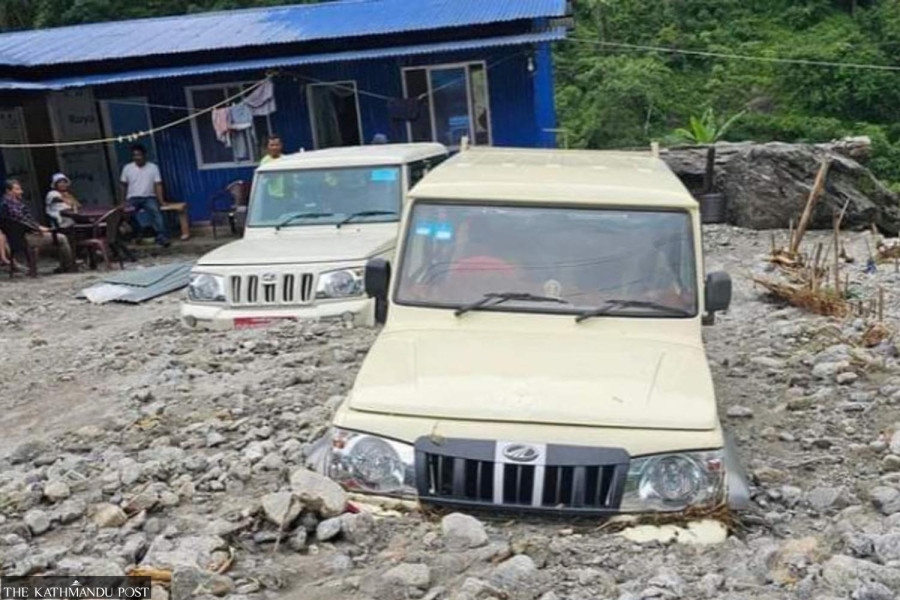 Two health facilities, a house buried under landslides