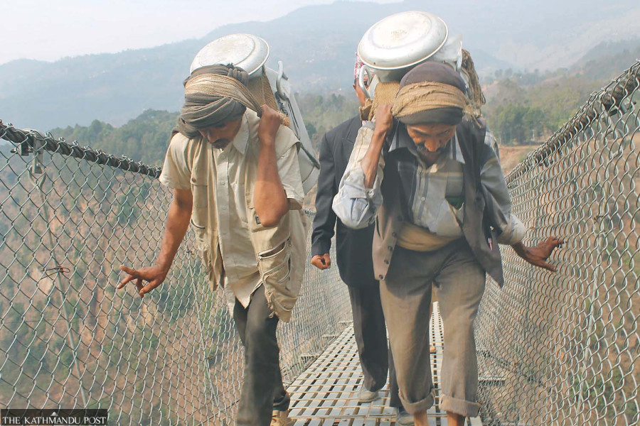 Four major roads blocked for over two months in Baglung