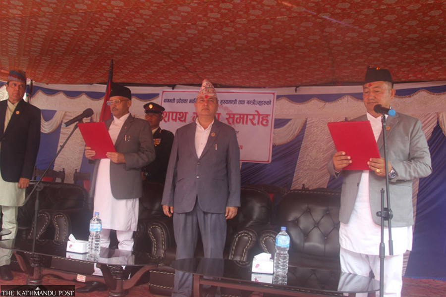 Bagmati Chief Minister Lama, nine ministers sworn in