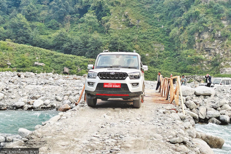 A local unit in Bajura spends millions on temporary bridges which are washed away every monsoon