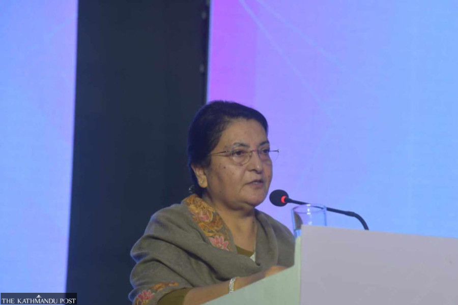 One-third women representation an important achievement, but not enough: Former President Bhandari