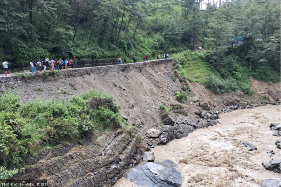 Landslides, floods block several roads