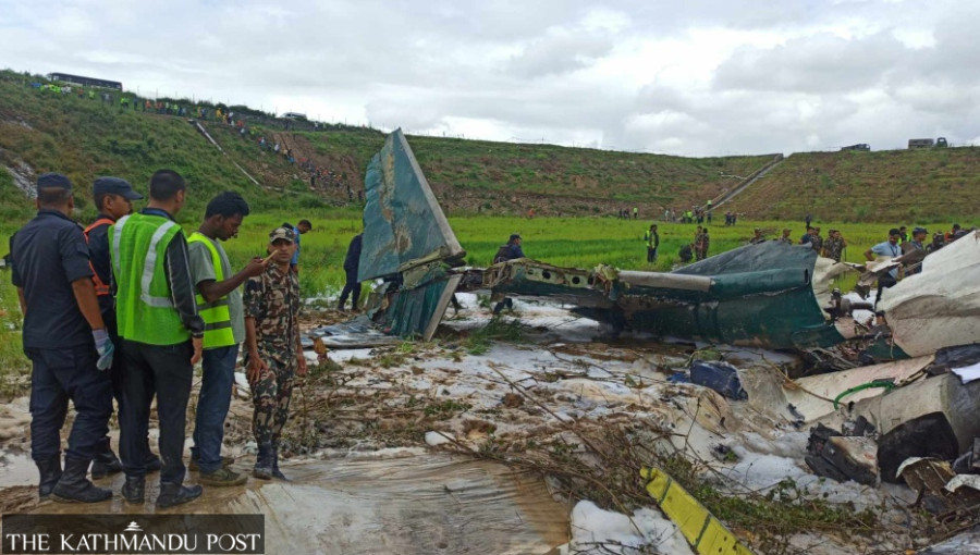 Saurya Airlines aircraft crashes during takeoff in Kathmandu