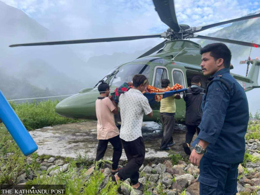 Gorkha woman airlifted after labour complications