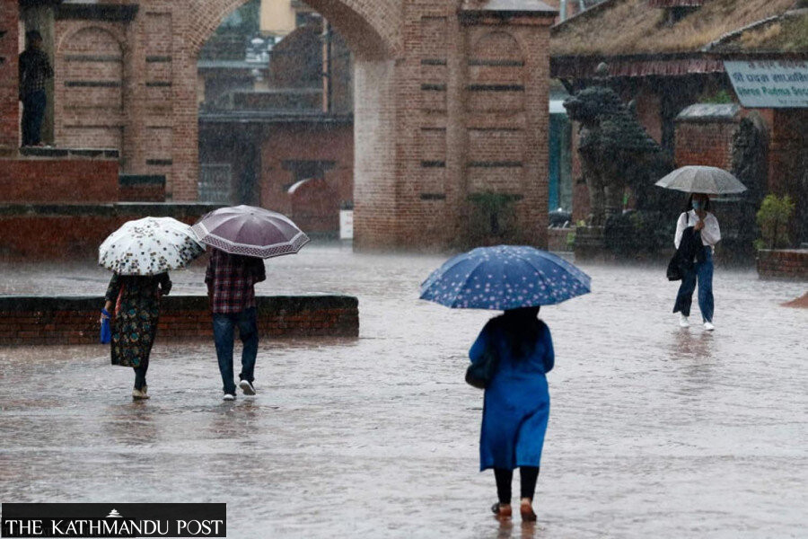 Light to moderate rain in Koshi, Bagmati today