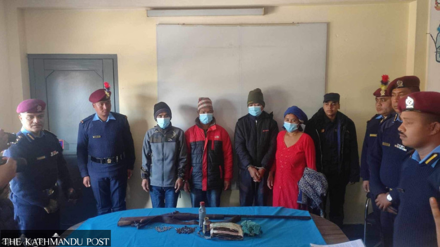 Four arrested on murder charge