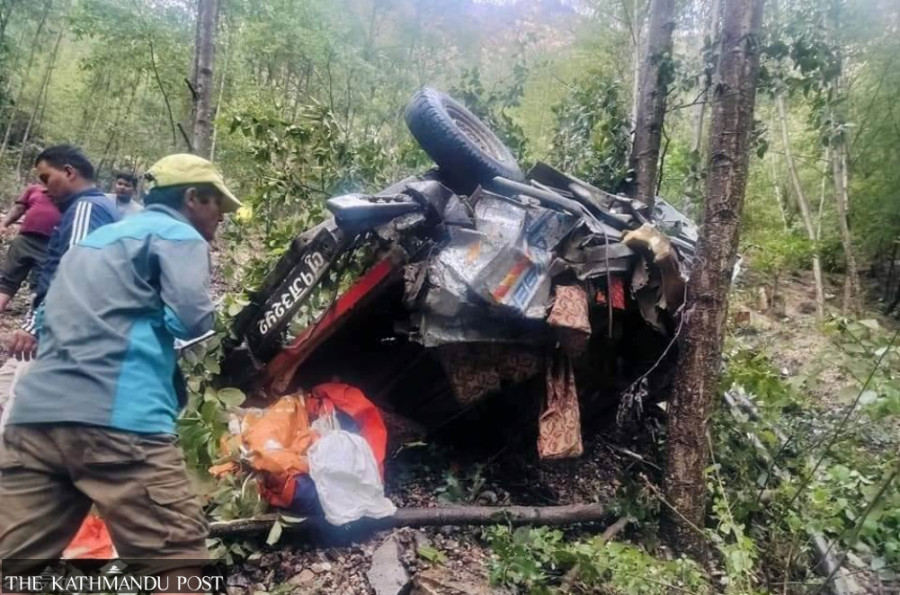 Seven dead in Rolpa jeep crash