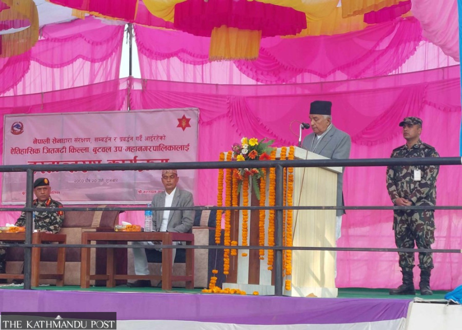 Nepal Army hands over Jit Gadhi Fort to Butwal sub-metropolis