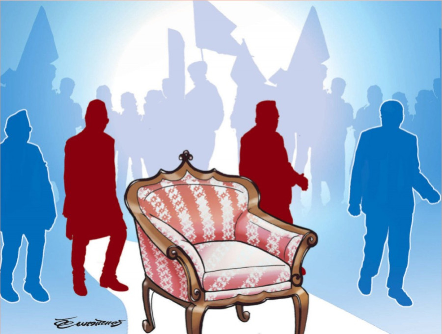 The grammar of political protests