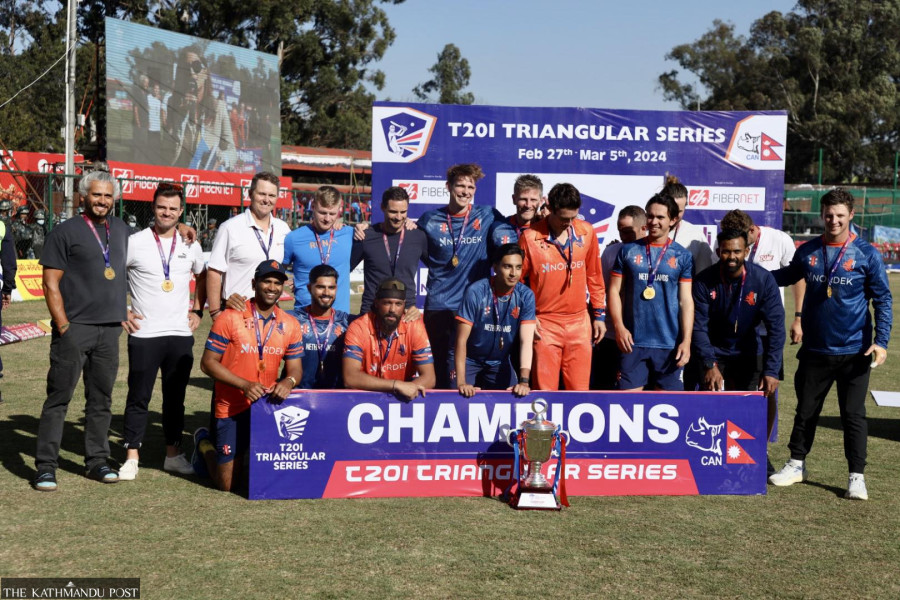 Nepal lose tri-nation series trophy to the Netherlands