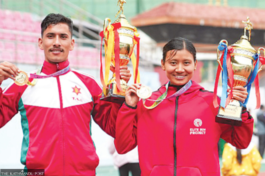 Adhikari, Shrestha win Protein run