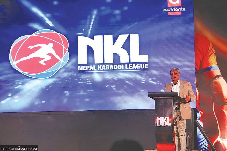 Logo and trophy of Nepal Kabaddi League unveiled