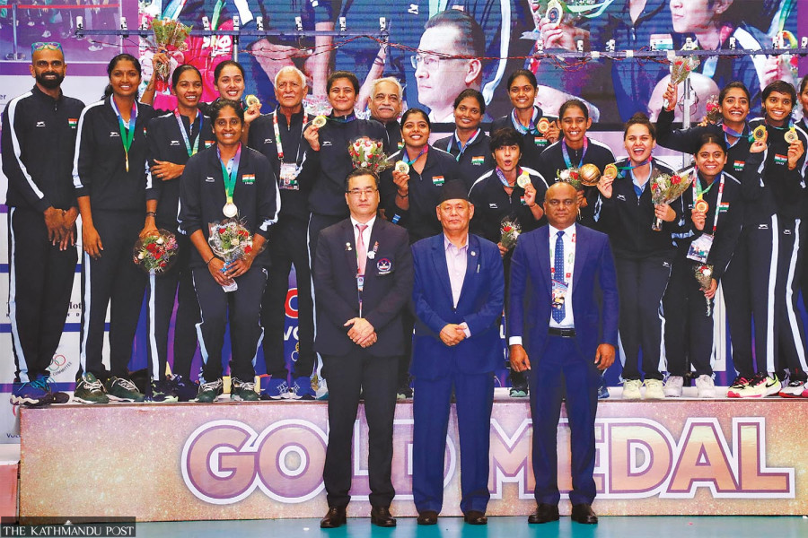 India deny Nepal first major volleyball trophy at home, again